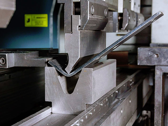 Sheet metal folding